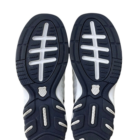 K*SWISS Men's 01289167ST124 WHT/NVY/SLVR Sneakers Size 7 Vintage 90s-Y2K - Picture 6 of 8